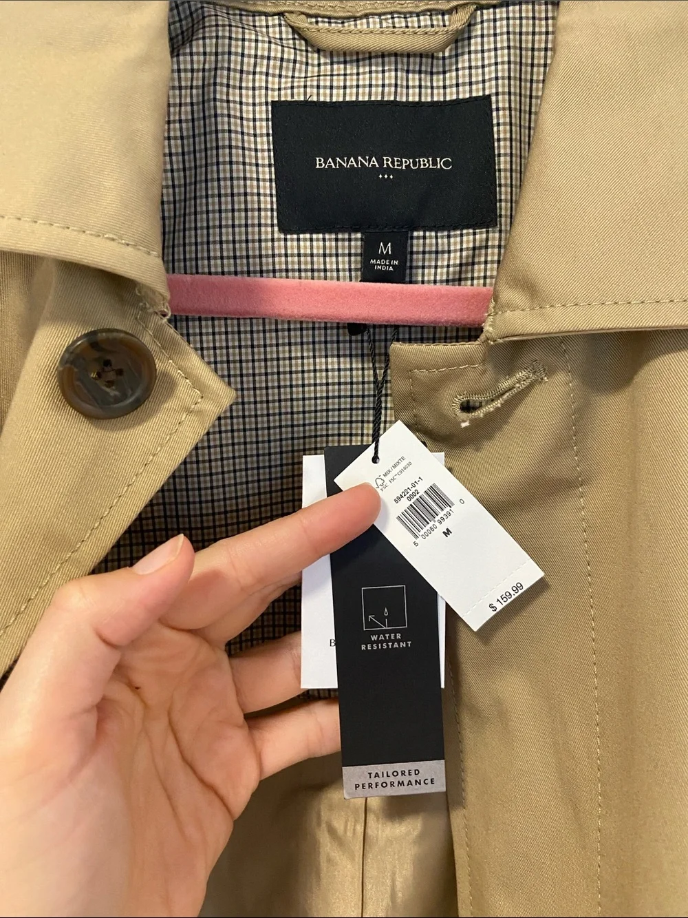 Men’s Banana Republic MAC Trench Jacket